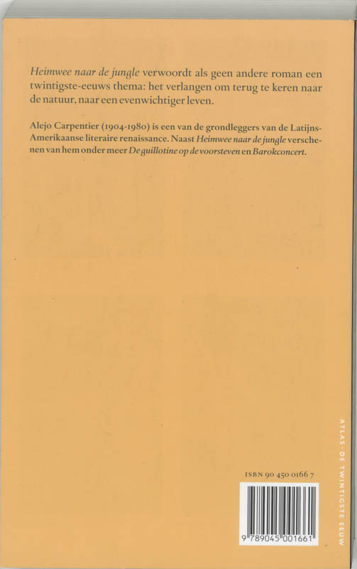 Heimwee naar de jungle / De twintigste eeuw / 3 achterkant