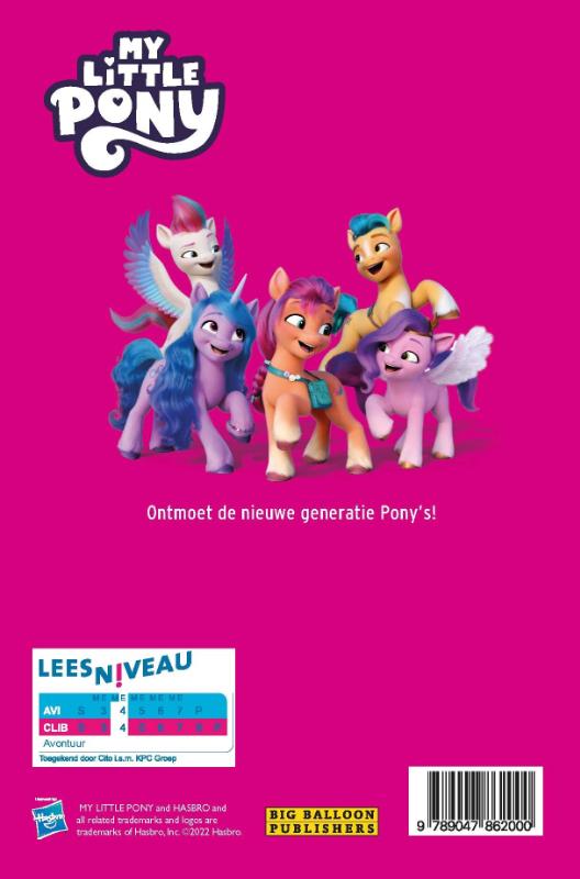 Ik leer lezen! - My Little Pony, Samen sterk achterkant