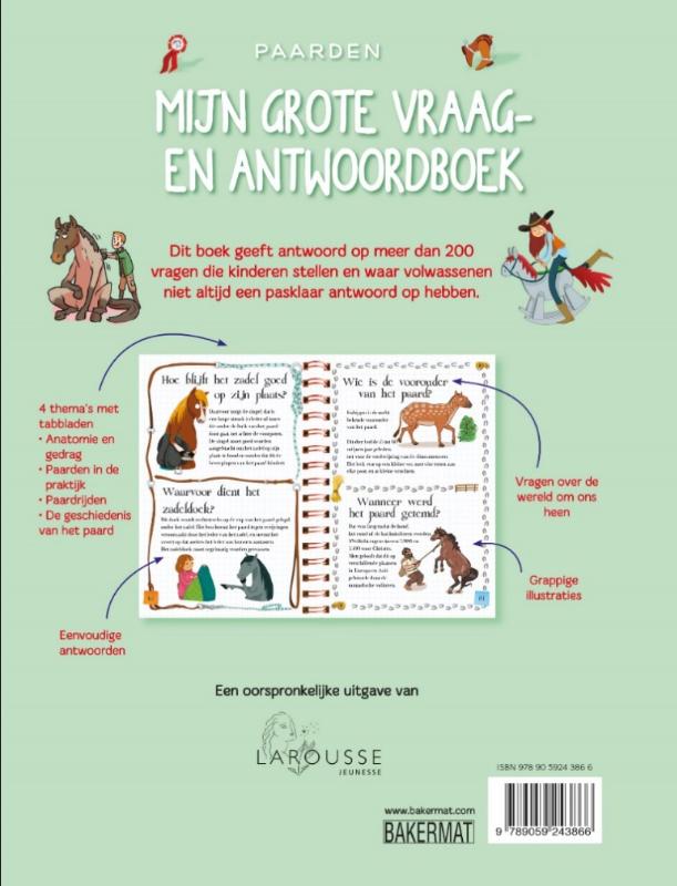 Mijn grote vraag en antwoordboek: Paarden achterkant