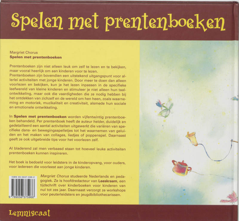 Spelen met prentenboeken achterkant
