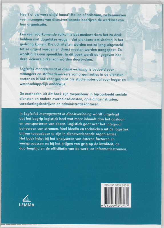 Logistiek management in dienstverlening achterkant