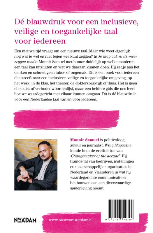 Je mag ook niets meer zeggen achterkant