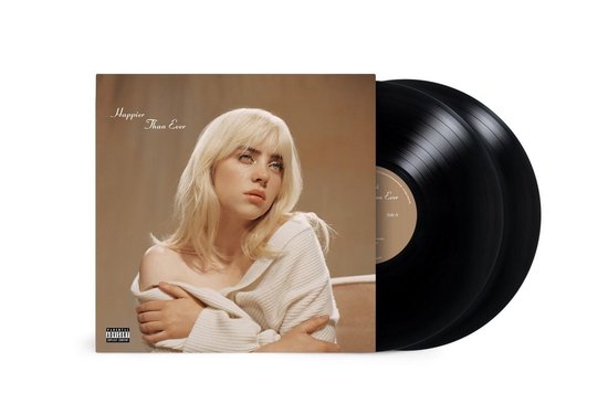 Billie Eilish - Happier Than Ever (2 LP) (Black Recycled Vinyl)