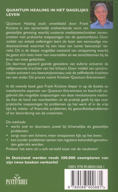 Quantum healing in het dagelijks leven achterkant
