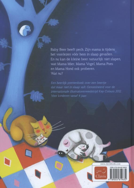 Slaap lekker baby beer achterkant