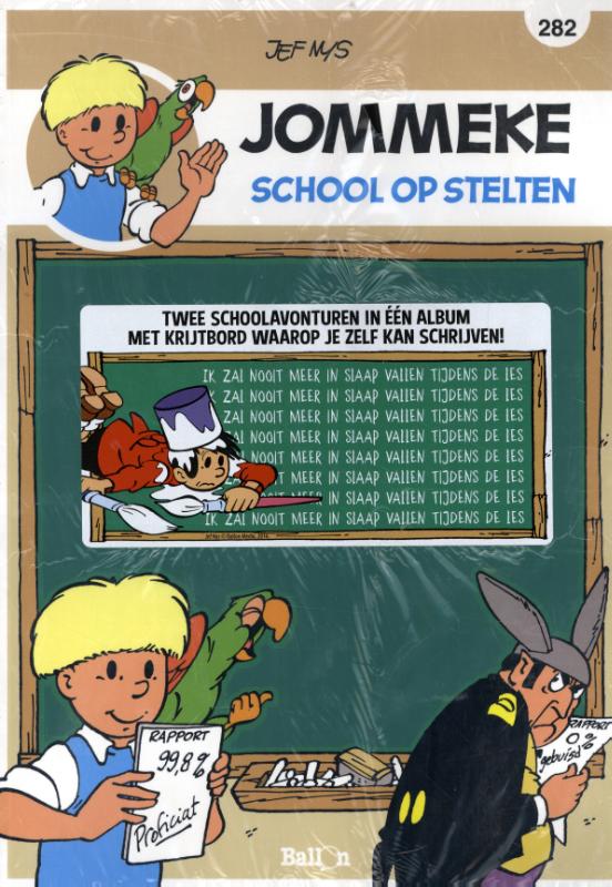 Jommeke school op stelten / Jommeke strip - nieuwe look / 282