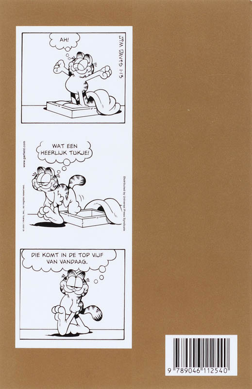 Garfield pocket / 50 achterkant