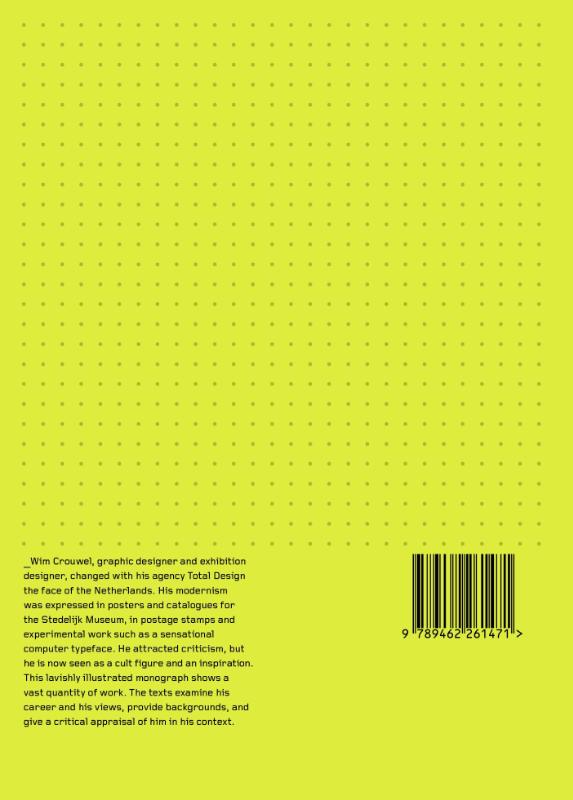 Wim Crouwel - Modernist achterkant