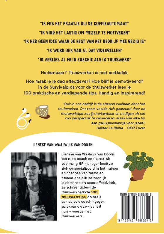 Survivalgids voor de thuiswerker achterkant