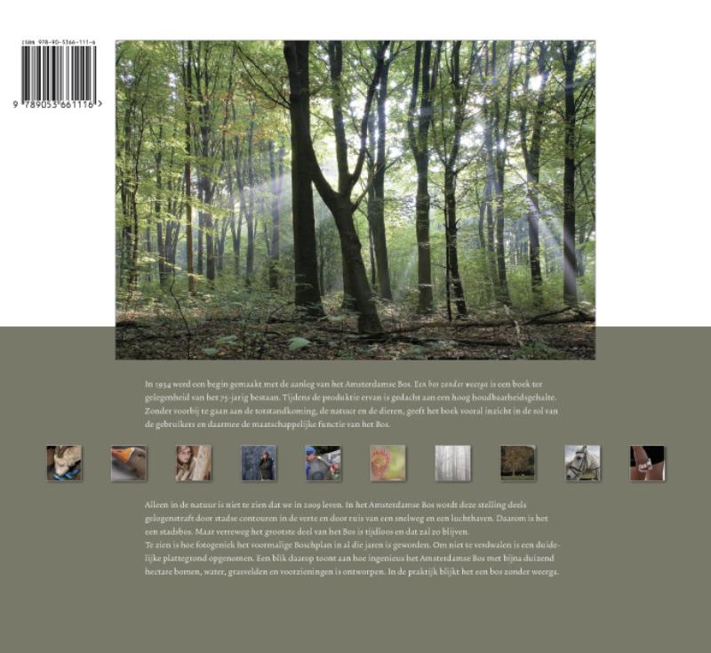 Een Bos Zonder Weerga achterkant