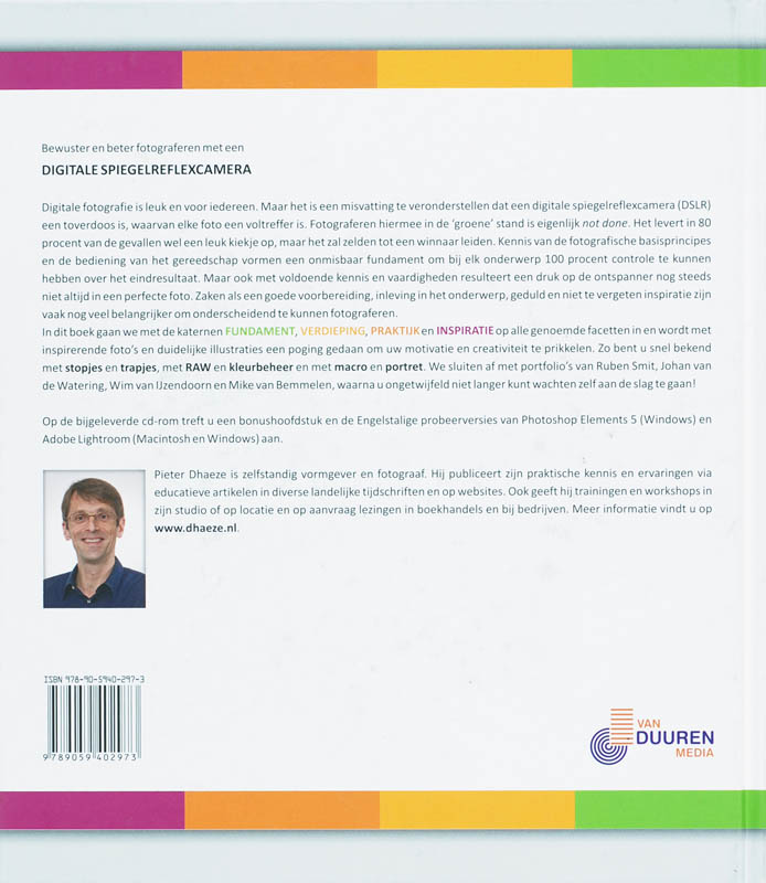 Fotograferen Met De Digitale Spiegelreflexcamera achterkant