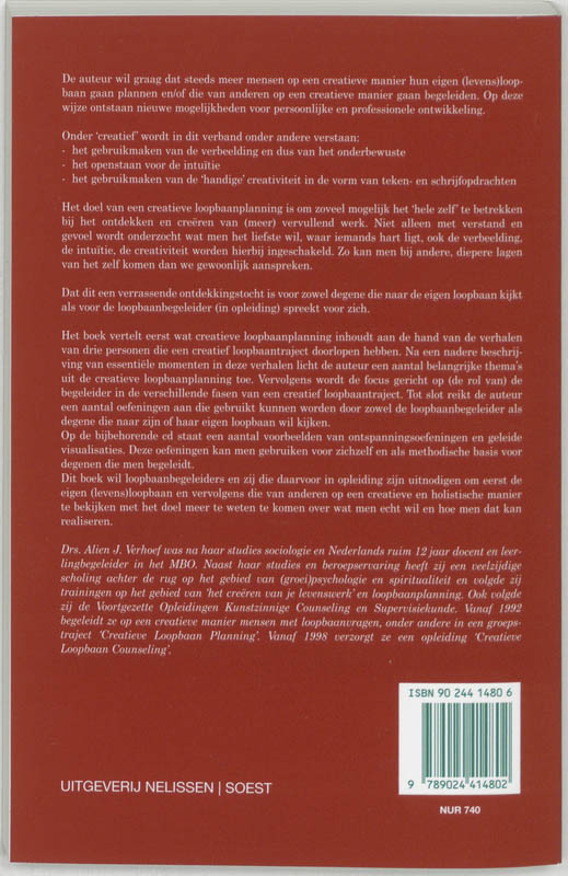 Creatieve loopbaanplanning achterkant