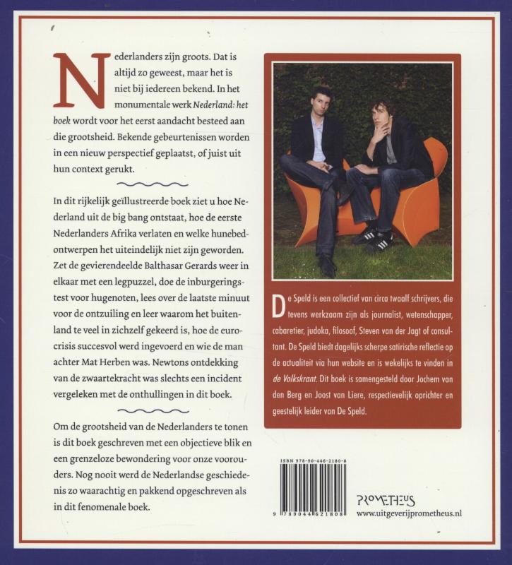 Nederland: Het boek / De speld achterkant