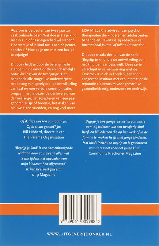 Begrijp je tweejarige / Begrijp je baby achterkant
