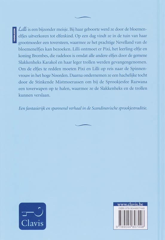 Lilli En De Bloemenelfjes achterkant