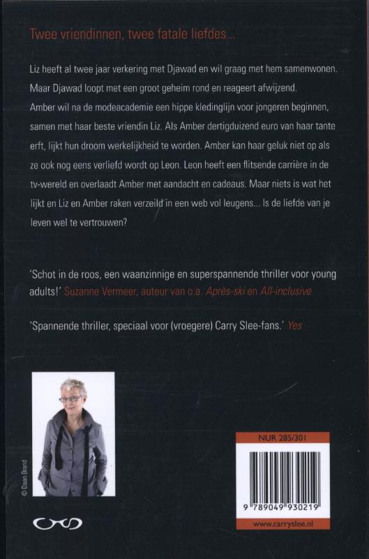 Fatale liefde / druk 1 achterkant