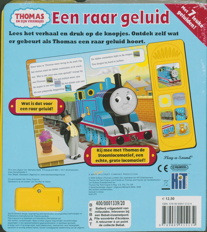 Een raar geluid / Thomas en zijn vriendjes achterkant