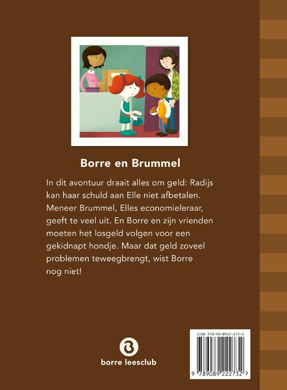 De Gestreepte Boekjes  -   Borre en Brummel achterkant
