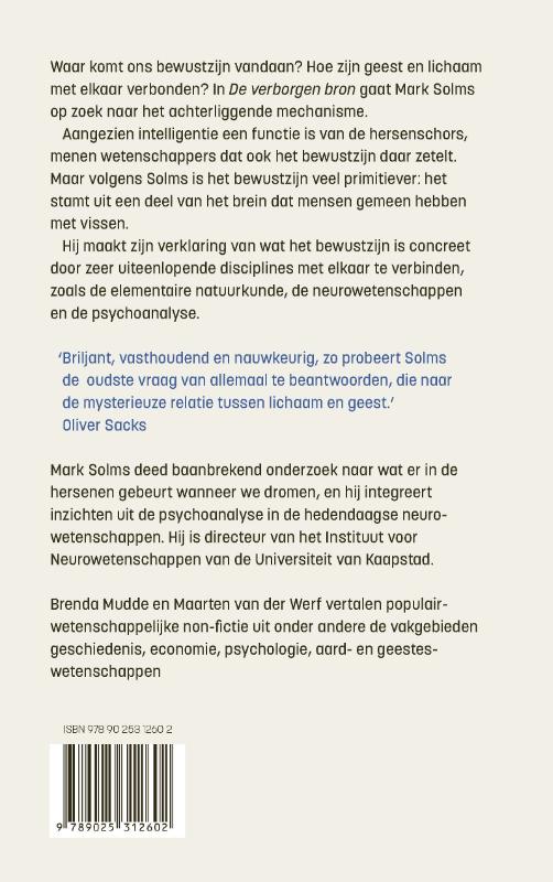 De verborgen bron achterkant