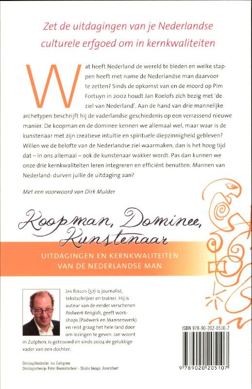 Koopman, dominee, kunstenaar achterkant