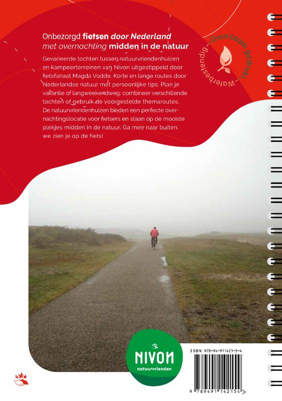 Fietsgids 1 -   De Natuurvrienden Fietsgids achterkant