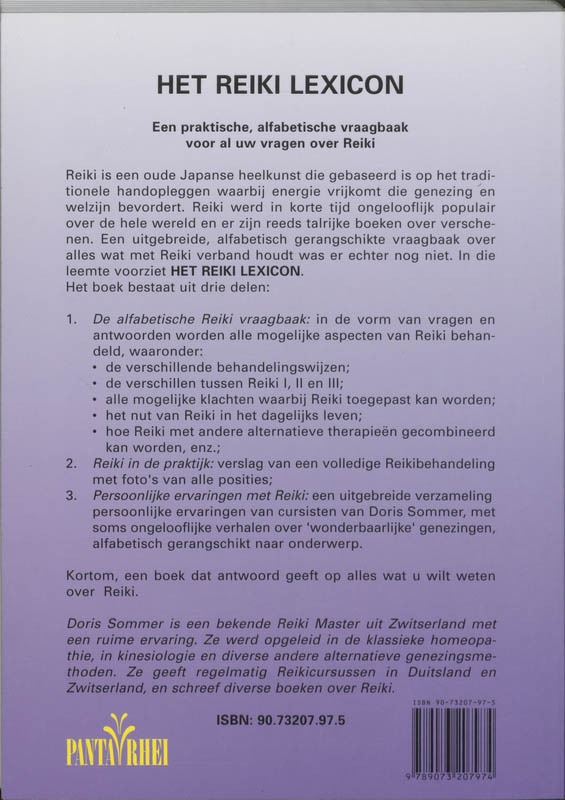 Reiki Lexicon achterkant