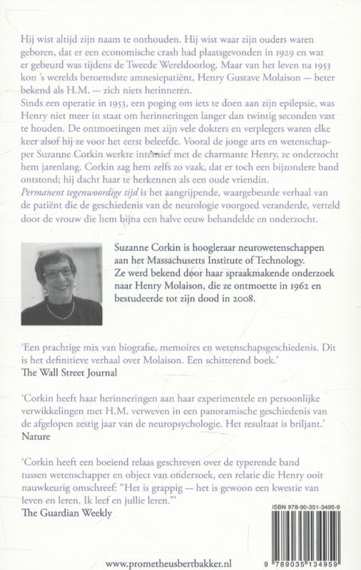 Permanent tegenwoordige tijd achterkant