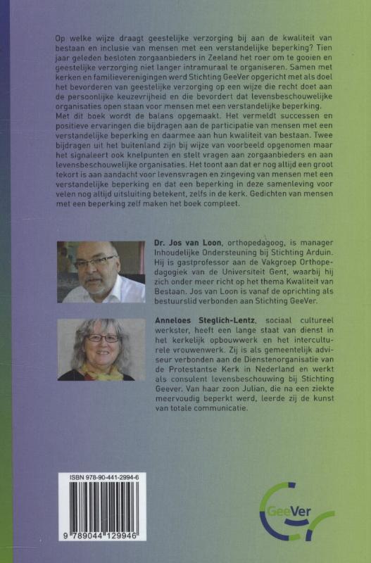 Geloven in inclusie achterkant