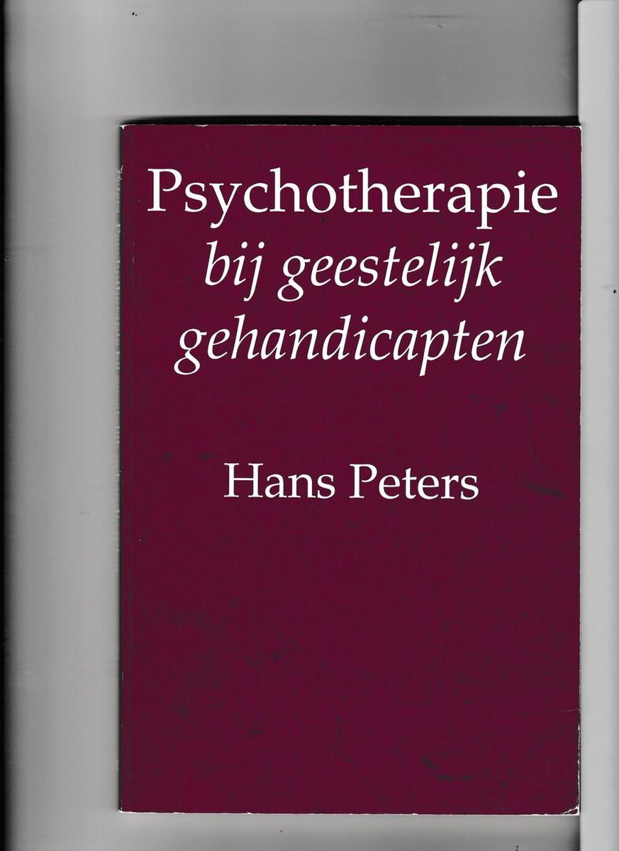 Psychotherapie bij geestelijk gehandicapten