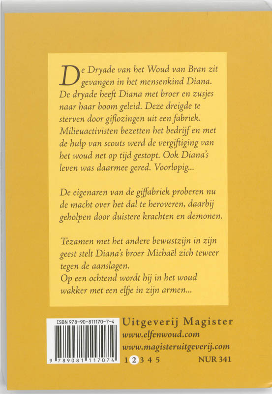Het elfje Dia / Elfenwoud / 2 achterkant