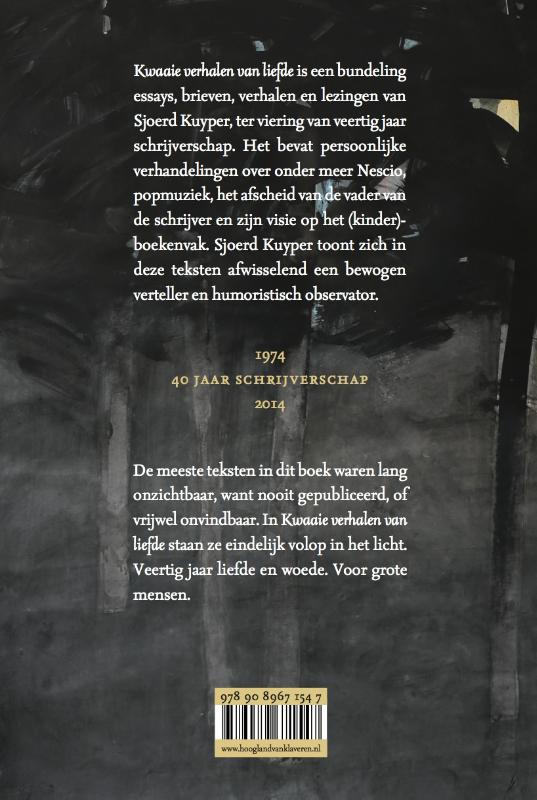 Kwaaie verhalen van liefde achterkant