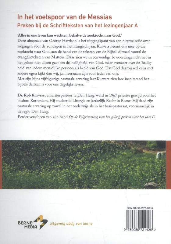 In het voetspoor van de Messias achterkant