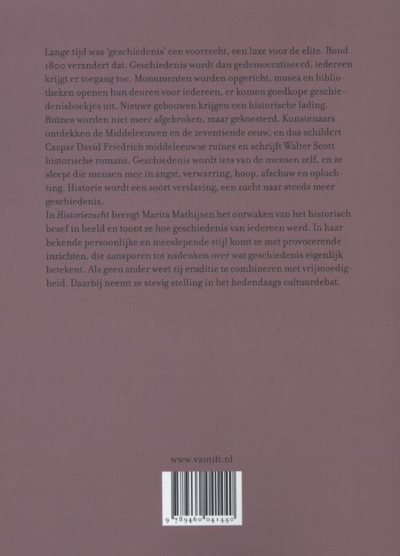 Historiezucht achterkant