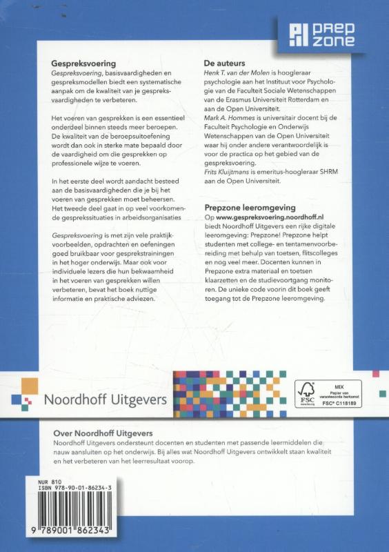 Gespreksvoering achterkant