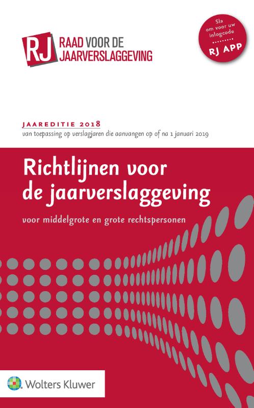 Richtlijnen voor de jaarverslaggeving 2018