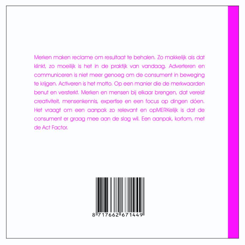 De act factor achterkant