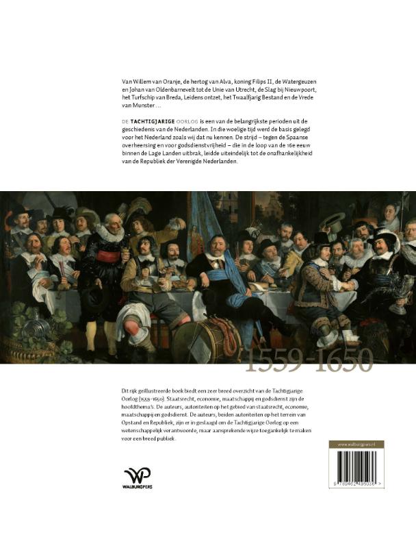 De Tachtigjarige Oorlog achterkant