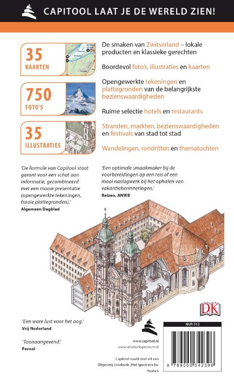 Zwitserland / Capitool reisgidsen achterkant