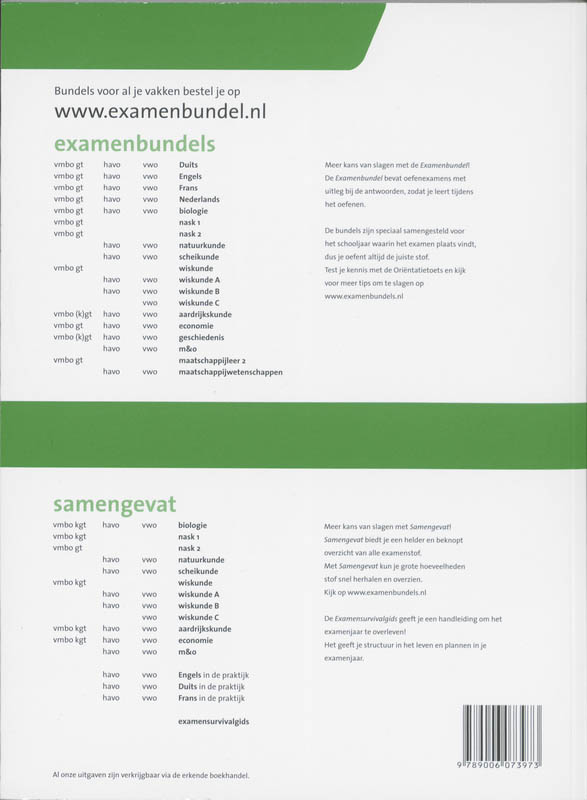 Engels in de praktijk / Samengevat achterkant