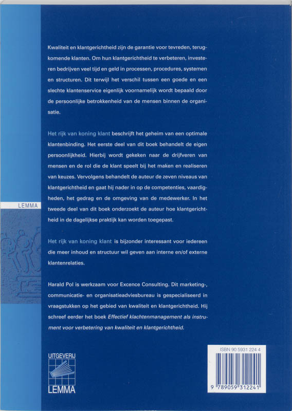 Het Rijk Van Koning Klant achterkant