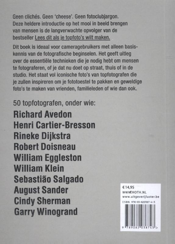 Lees dit als je topfoto's van mensen wilt maken / Lees dit achterkant