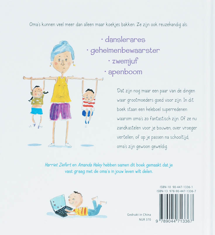 Waar oma's goed voor zijn achterkant