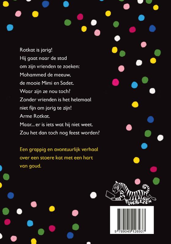 Rotkat is jarig / Tijgerlezen achterkant