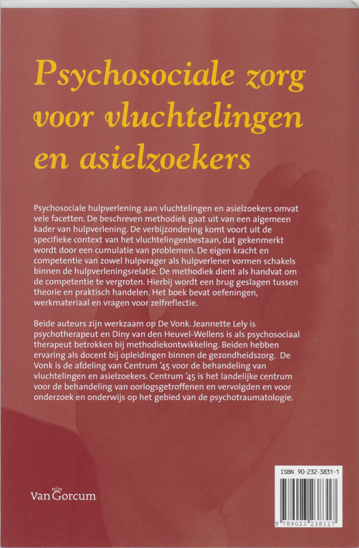Psychosociale zorg voor vluchtelingen en asielzoekers achterkant
