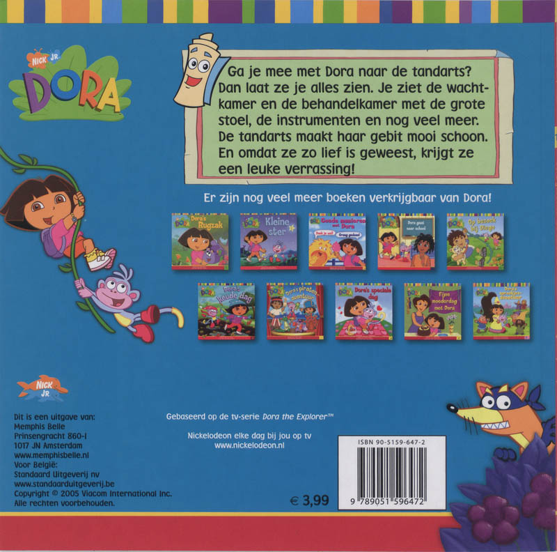 Dora Dora Gaat Naar De Tandarts 11 achterkant