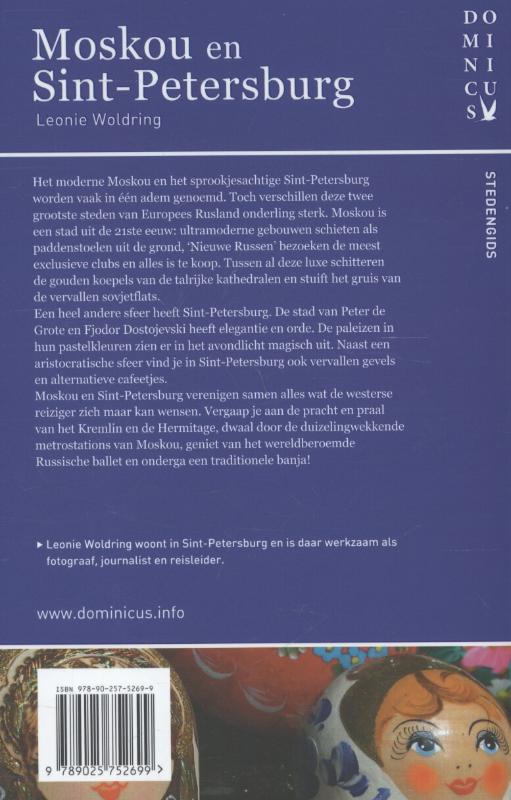 Moskou en Sint-Petersburg / Dominicus stedengids achterkant