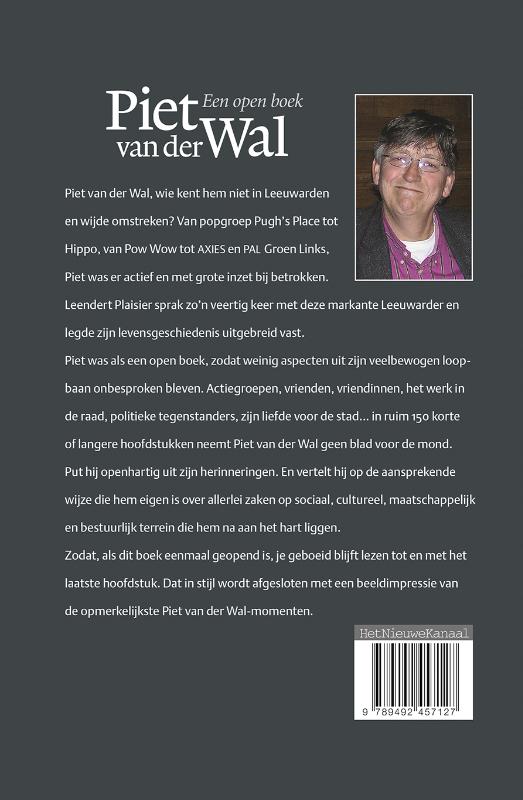 Piet van der Wal achterkant