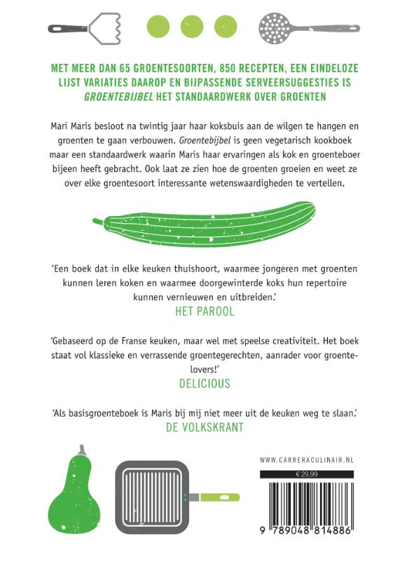 Groentebijbel / Kookbijbels achterkant