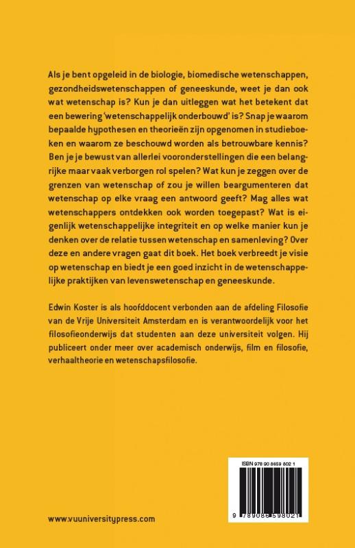 Wat is wetenschap? achterkant