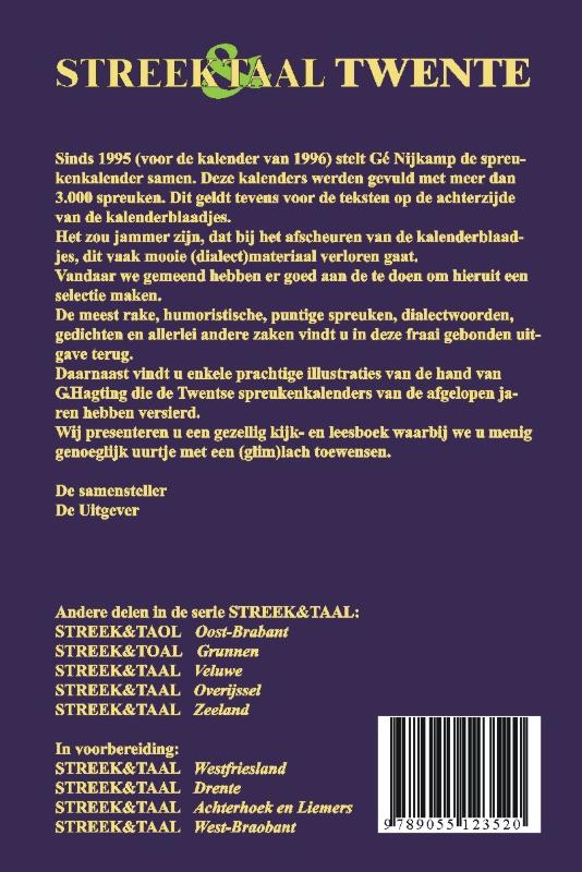 Twente / Streek & Taal achterkant